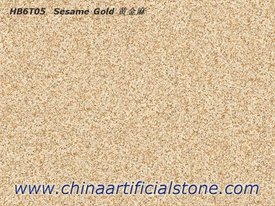 Sesame Gold Granite G682 Look Porcelain Paver Tiles